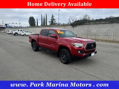 Red 2022 Toyota Tacoma SR5 for sale in Redding, CA