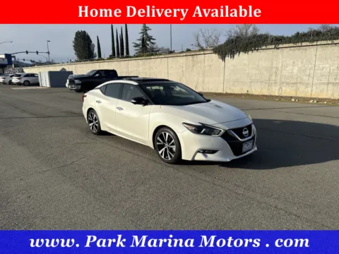 White 2018 Nissan Maxima Platinum for sale in Redding, CA