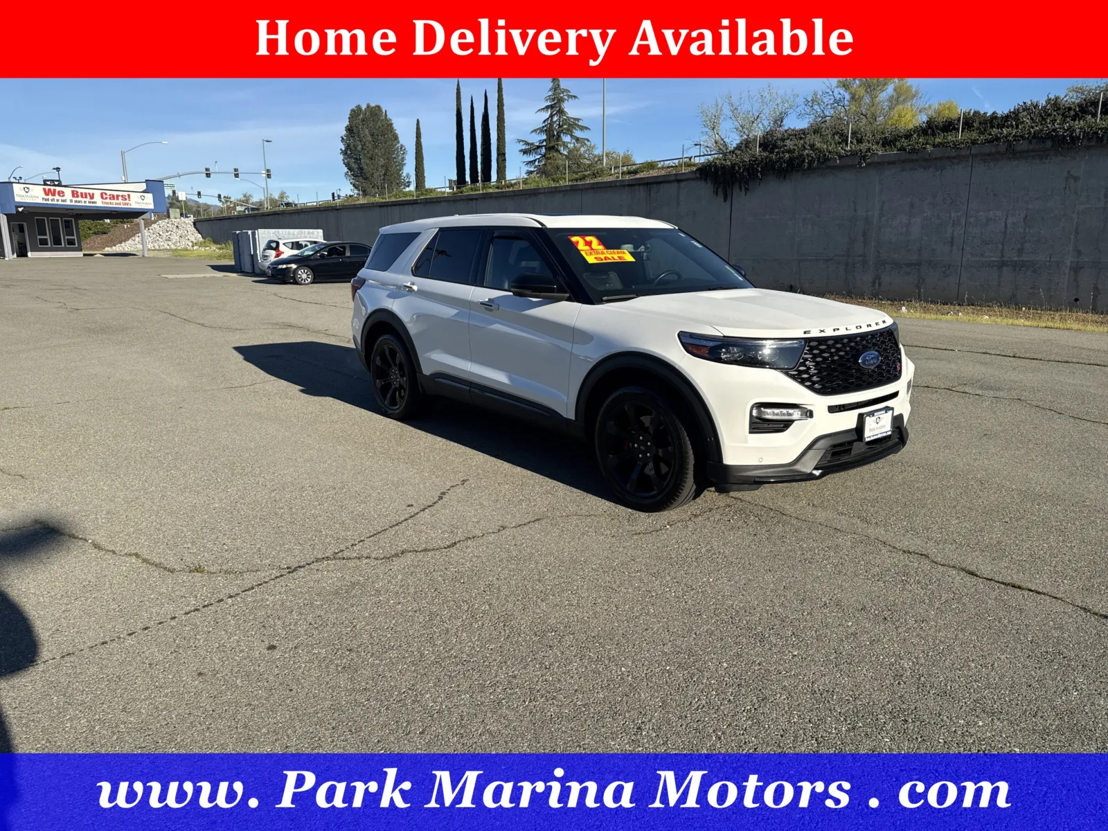 White 2022 Ford Explorer ST for sale in Redding, CA