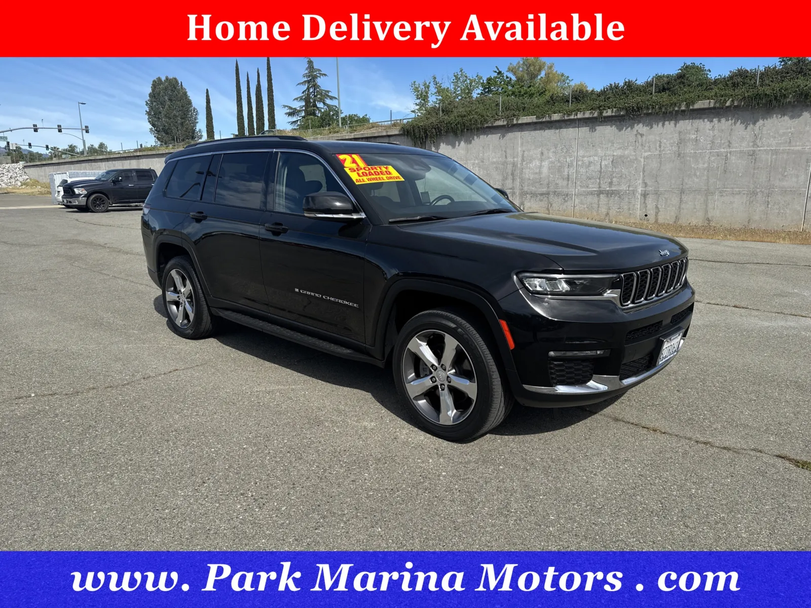 Black 2021 Jeep Grand Cherokee L Limited for sale in Redding, CA