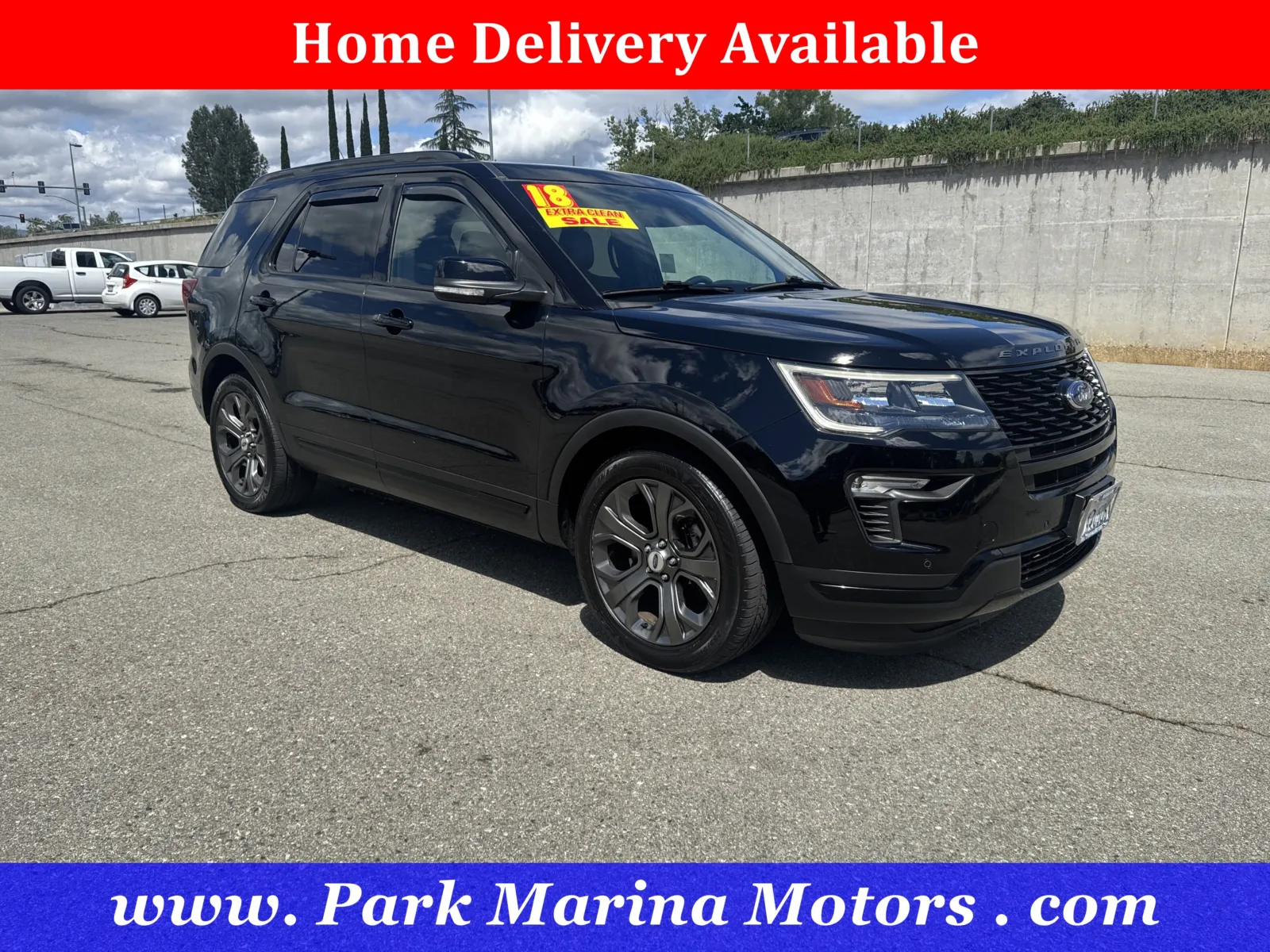 Black 2018 Ford Explorer Sport for sale in Redding, CA