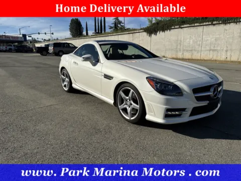 White 2014 Mercedes-Benz SLK-Class SLK 350 for sale in Redding, CA