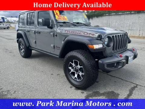 Gray 2019 Jeep Wrangler Unlimited Rubicon for sale in Redding, CA