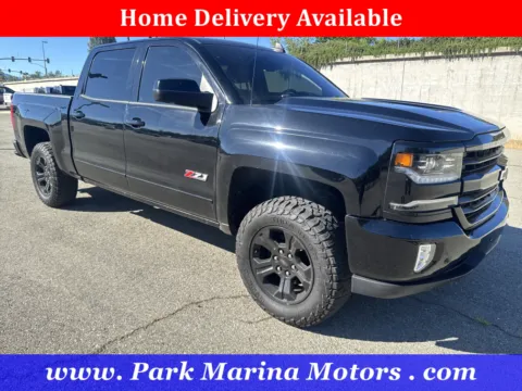 Black 2018 Chevrolet Silverado 1500 LTZ for sale in Redding, CA
