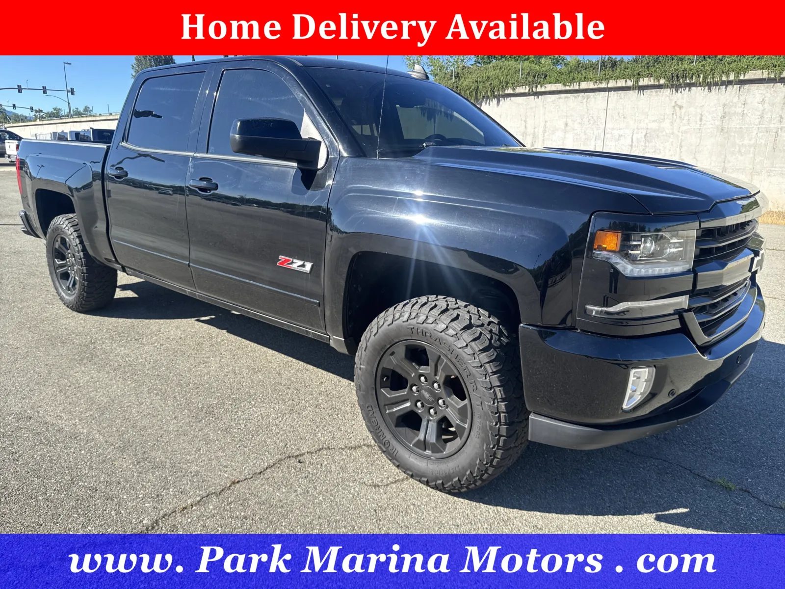 Black 2018 Chevrolet Silverado 1500 LTZ for sale in Redding, CA