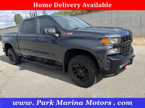 Gray 2020 Chevrolet Silverado 1500 Custom Trail Boss for sale in Redding, CA