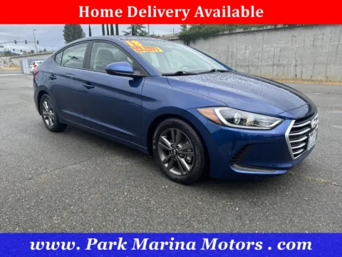 Blue 2018 Hyundai Elantra SEL for sale in Redding, CA