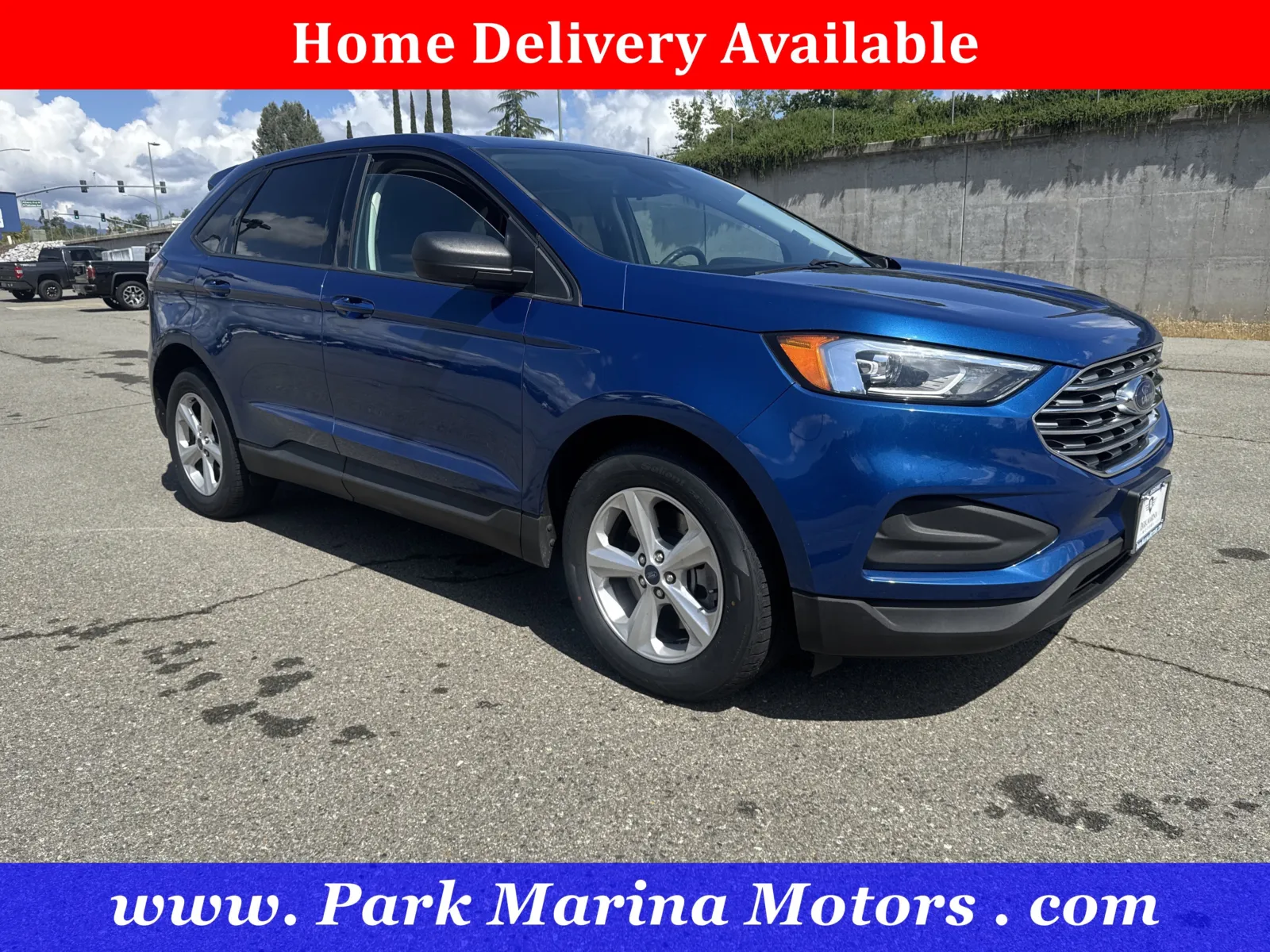 Blue 2022 Ford Edge SE for sale in Redding, CA