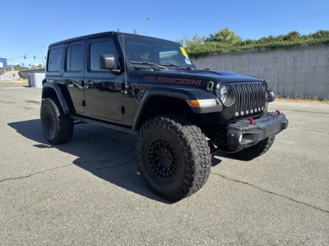 Black 2021 Jeep Wrangler Unlimited Rubicon for sale in Redding, CA