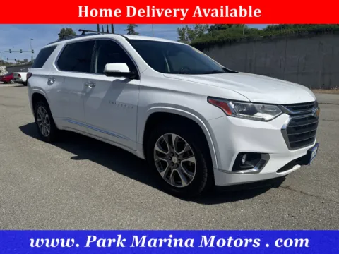 White 2019 Chevrolet Traverse Premier for sale in Redding, CA