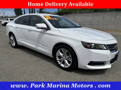 White 2015 Chevrolet Impala LT for sale in Redding, CA