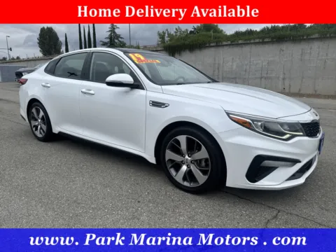 White 2019 Kia Optima S for sale in Redding, CA