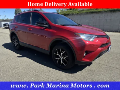 Red 2017 Toyota RAV4 SE for sale in Redding, CA