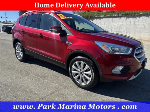 Red 2017 Ford Escape Titanium for sale in Redding, CA