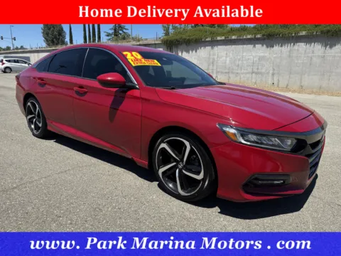 Red 2020 Honda Accord Sedan Sport for sale in Redding, CA