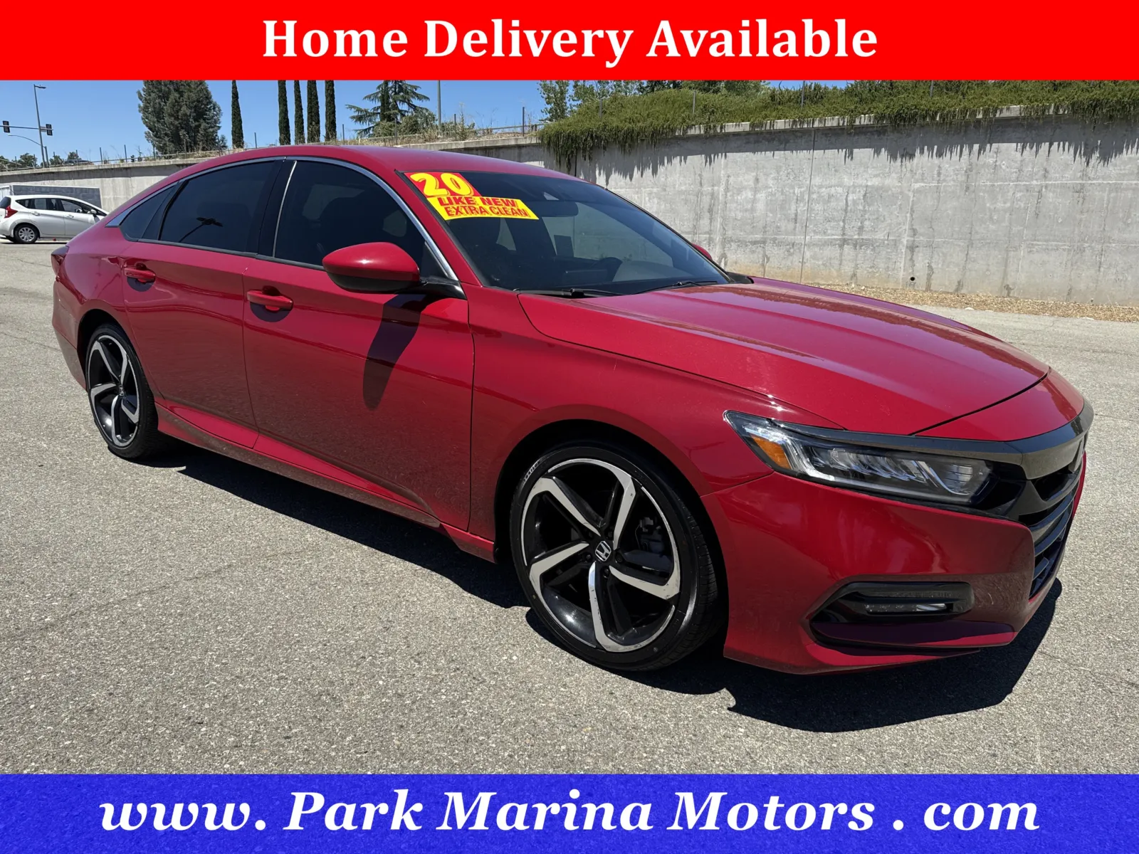 Red 2020 Honda Accord Sedan Sport for sale in Redding, CA