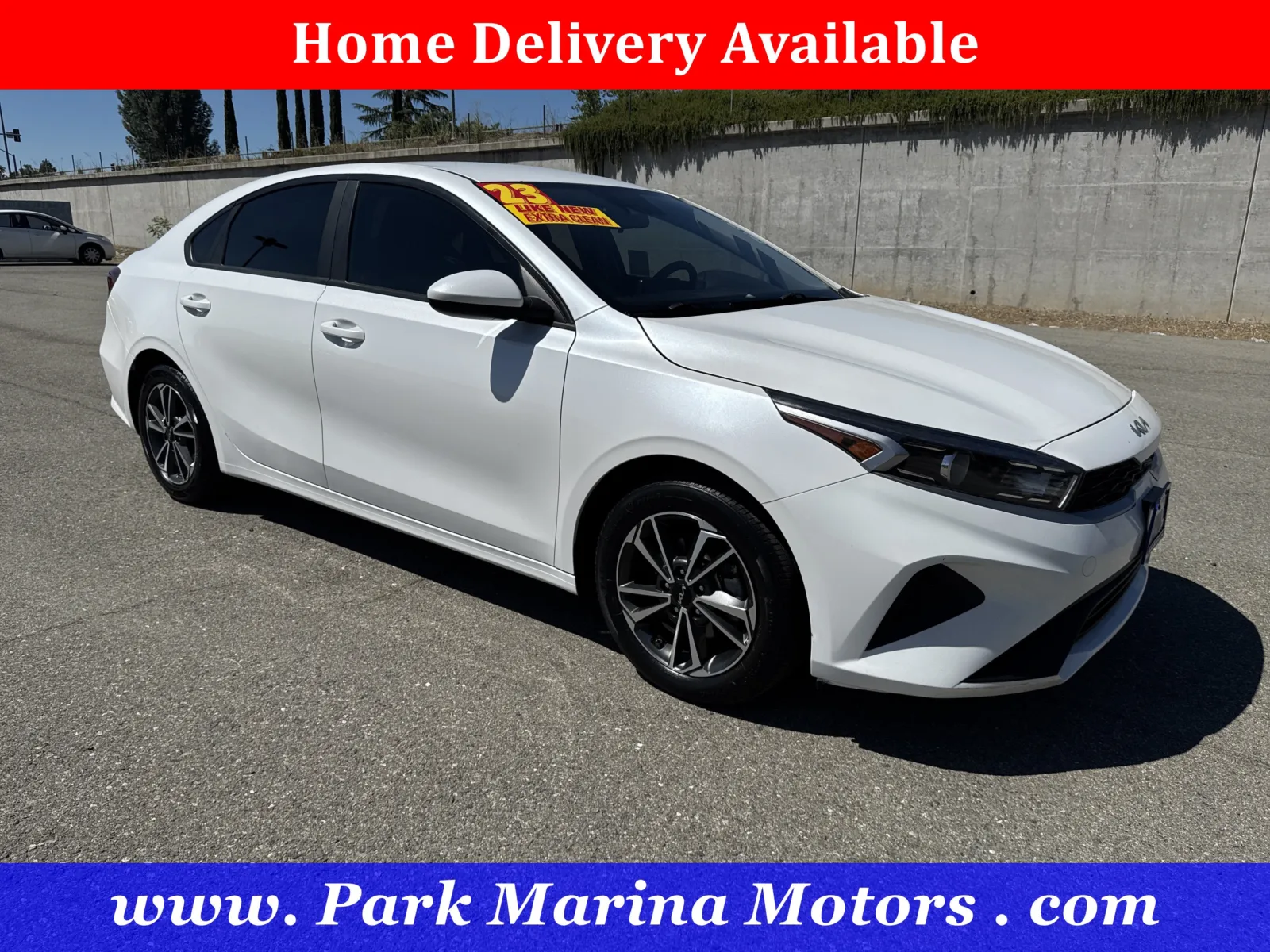 White 2023 Kia Forte LXS for sale in Redding, CA