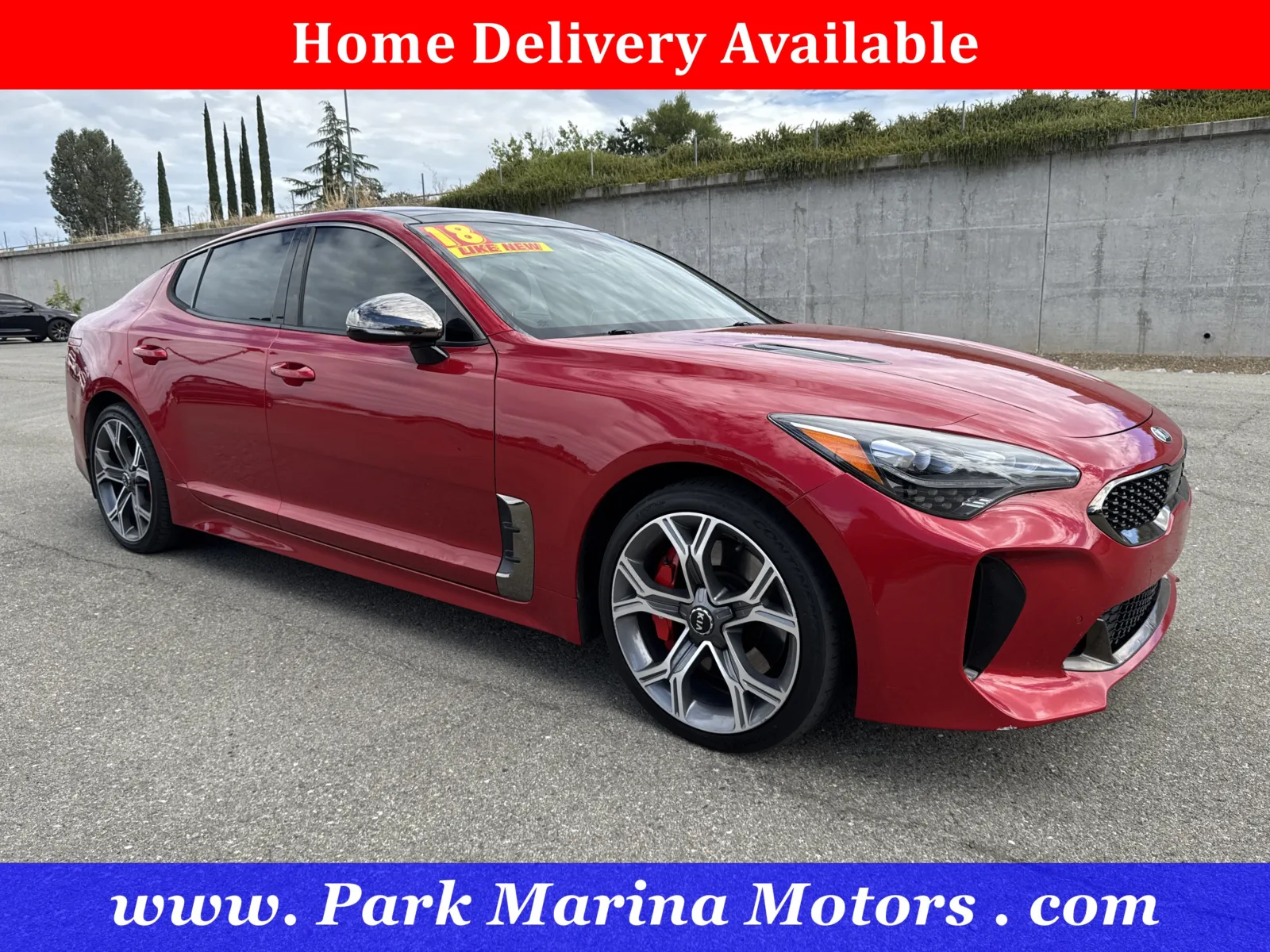 Red 2018 Kia Stinger GT2 for sale in Redding, CA