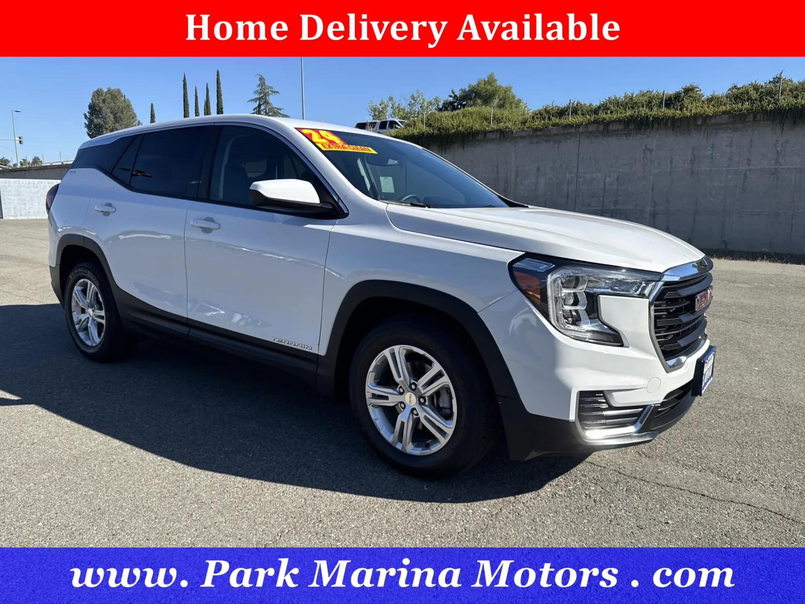 White 2024 GMC Terrain SLE for sale in Redding, CA