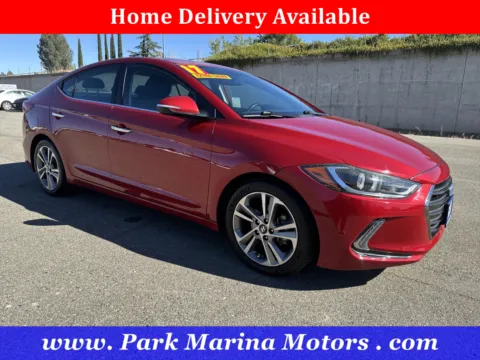 Red 2017 Hyundai Elantra Limited for sale in Redding, CA