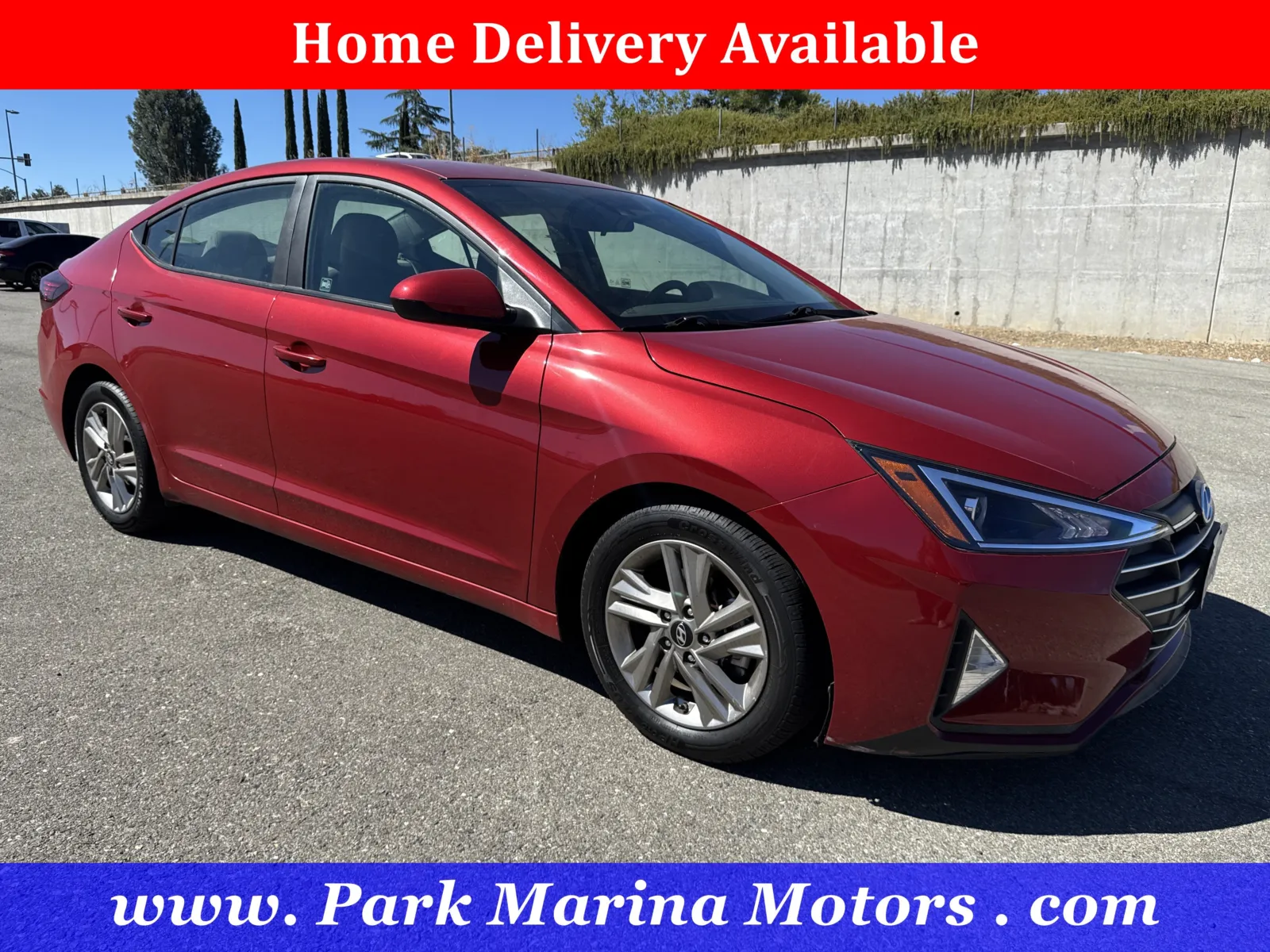 Red 2019 Hyundai Elantra SEL for sale in Redding, CA