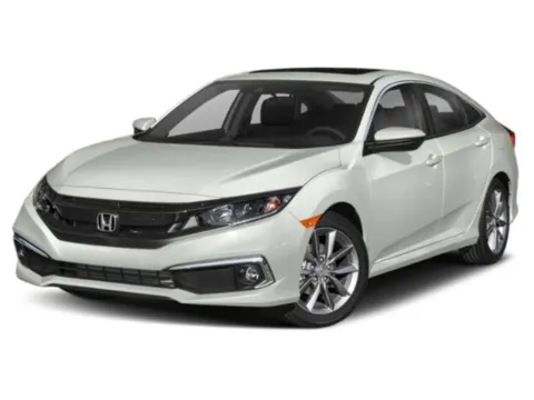 Red 2020 Honda Civic Sedan EX for sale in Redding, CA