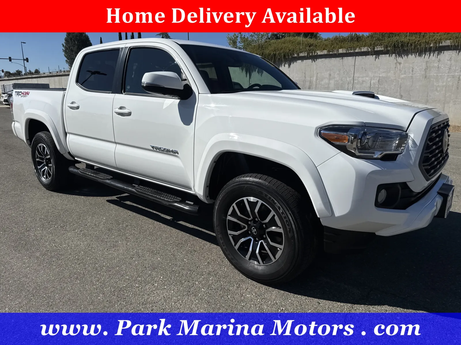 White 2023 Toyota Tacoma TRD Sport for sale in Redding, CA