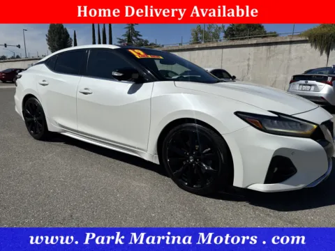 White 2019 Nissan Maxima SR for sale in Redding, CA
