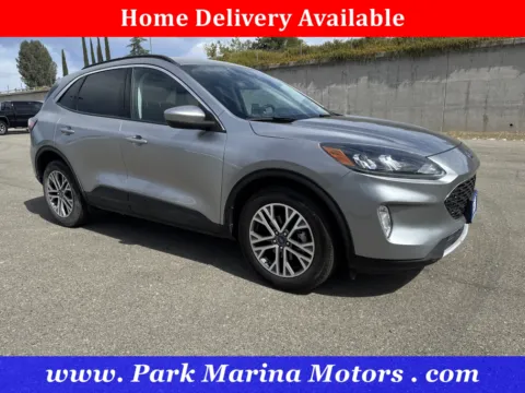 Silver 2021 Ford Escape SEL Hybrid for sale in Redding, CA