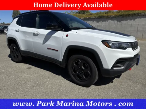 White 2023 Jeep Compass Trailhawk for sale in Redding, CA