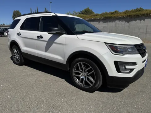 White 2017 Ford Explorer Sport for sale in Redding, CA