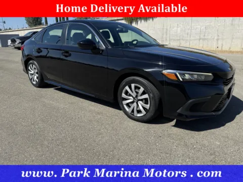Black 2023 Honda Civic Sedan LX for sale in Redding, CA
