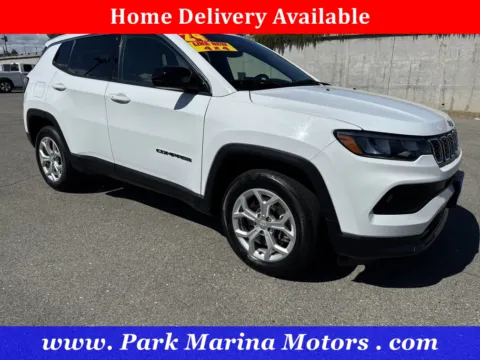 White 2024 Jeep Compass Latitude for sale in Redding, CA