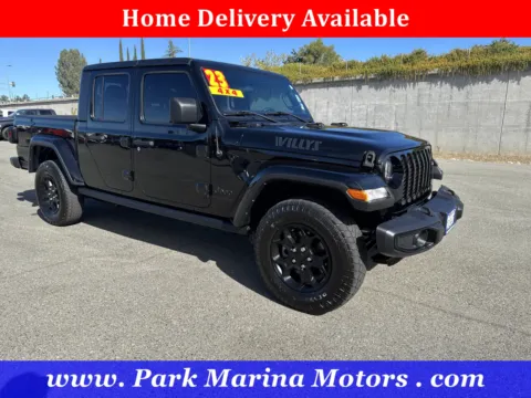 Black 2023 Jeep Gladiator Willys for sale in Redding, CA