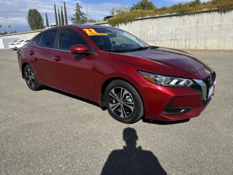 Red 2022 Nissan Sentra SV for sale in Redding, CA