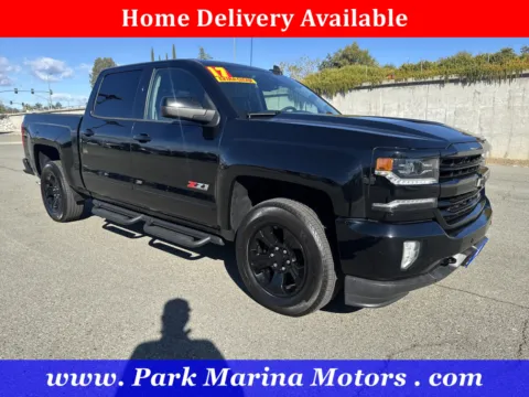 Black 2017 Chevrolet Silverado 1500 LTZ for sale in Redding, CA