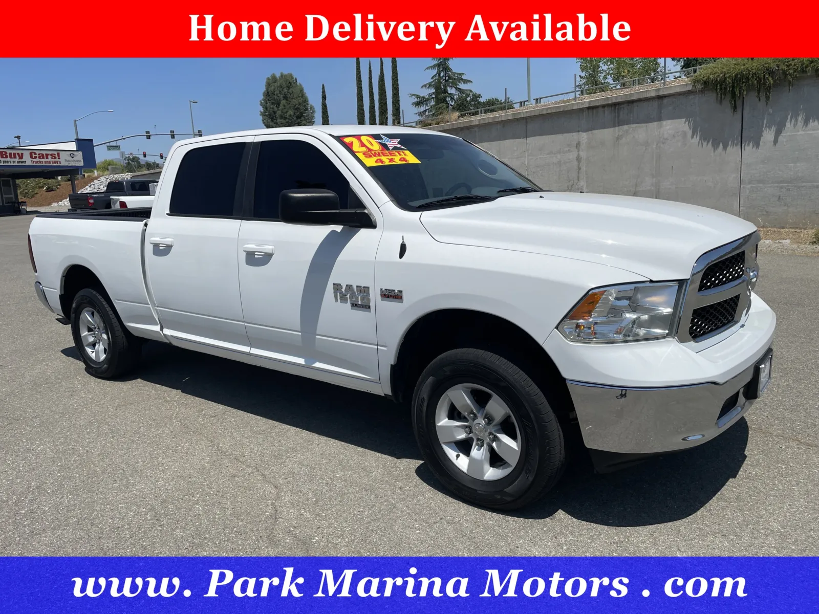 White 2020 Ram 1500 Classic SLT for sale in Redding, CA