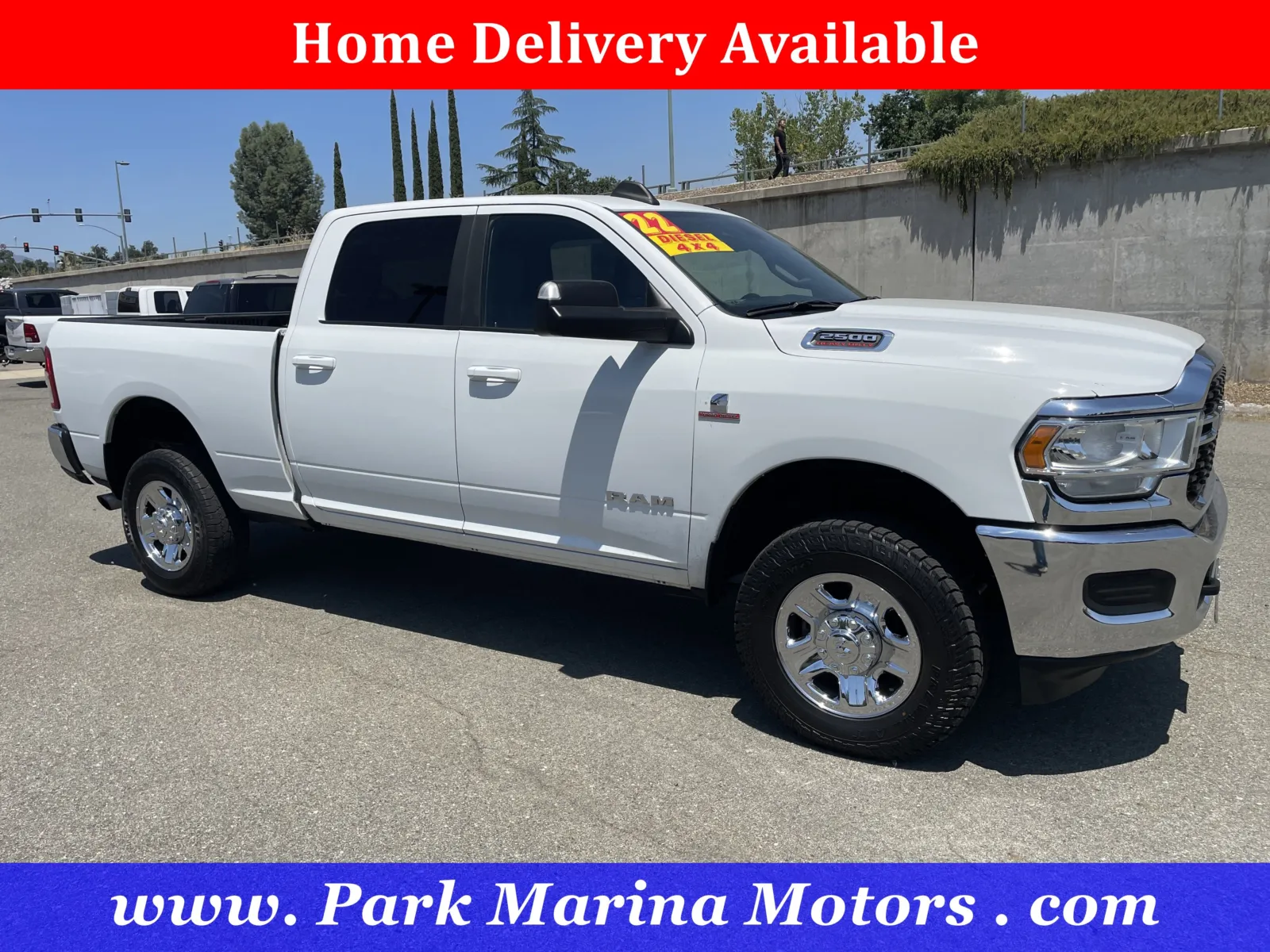 White 2022 Ram 2500 Big Horn for sale in Redding, CA