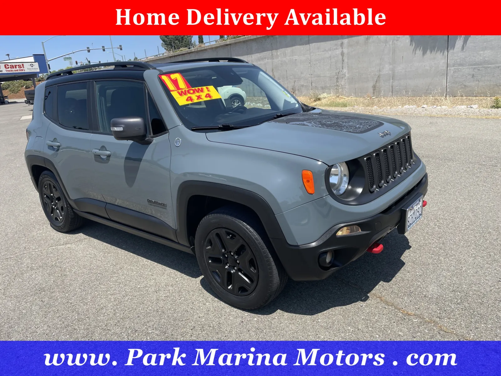 Gray 2017 Jeep Renegade Deserthawk for sale in Redding, CA
