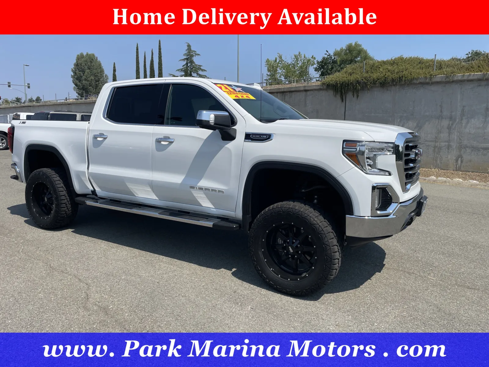 White 2021 GMC Sierra 1500 SLT for sale in Redding, CA