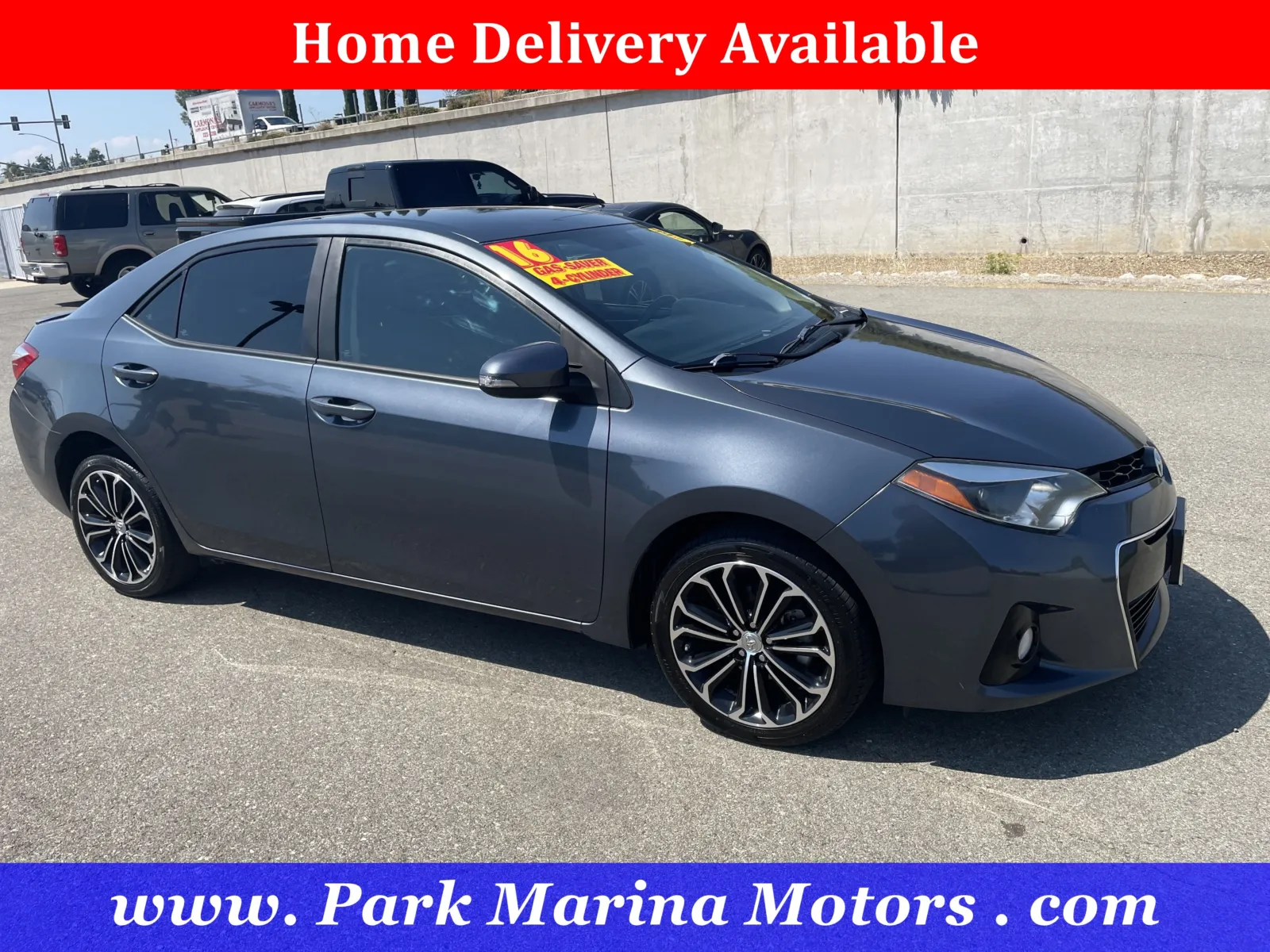 Blue 2016 Toyota Corolla S for sale in Redding, CA