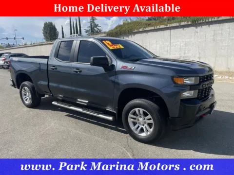 Gray 2019 Chevrolet Silverado 1500 Custom Trail Boss for sale in Redding, CA