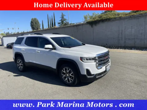 White 2020 GMC Acadia SLE for sale in Redding, CA