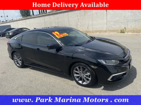 Black 2019 Honda Civic Sedan EX for sale in Redding, CA
