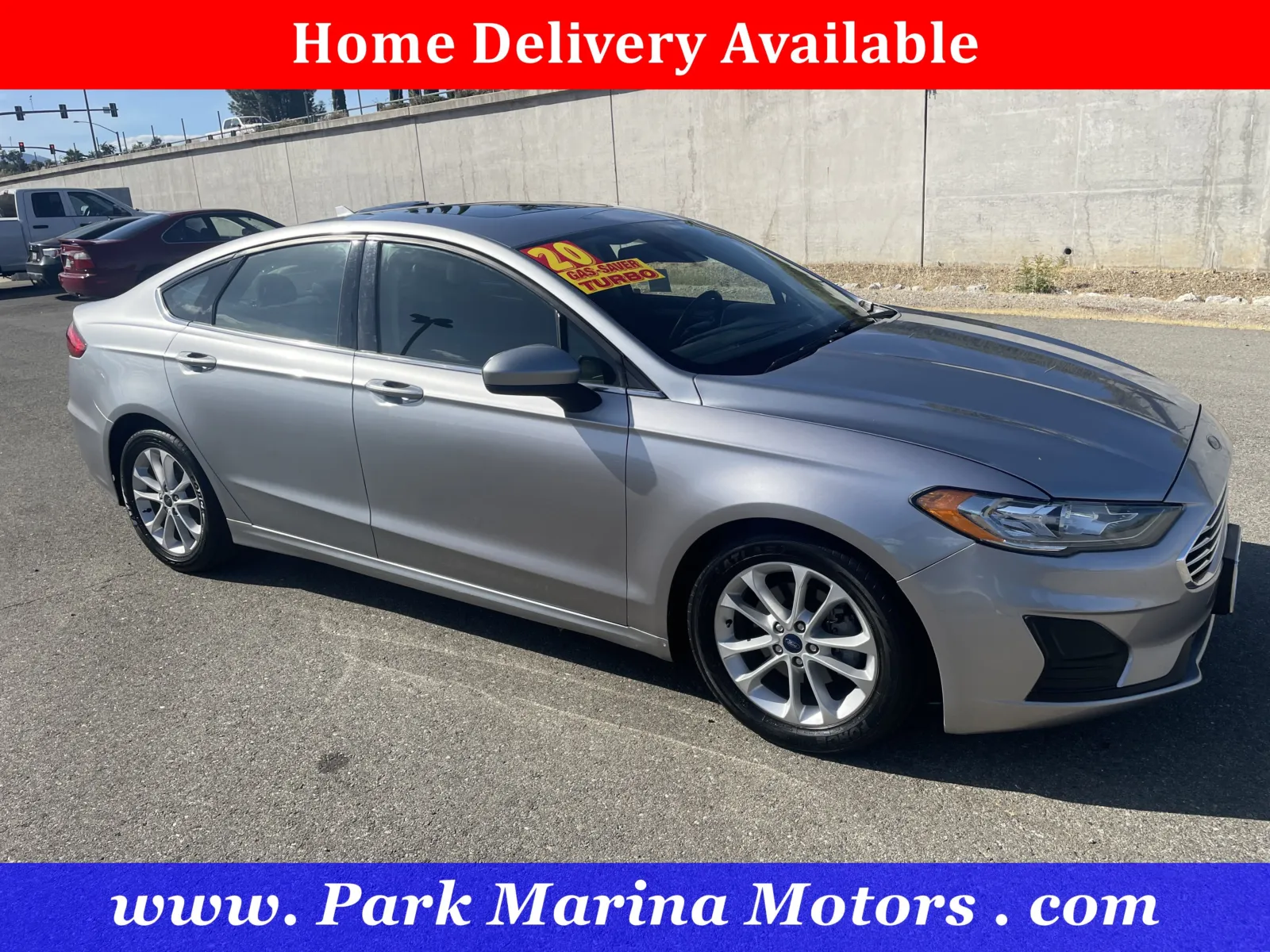 Silver 2020 Ford Fusion SE for sale in Redding, CA