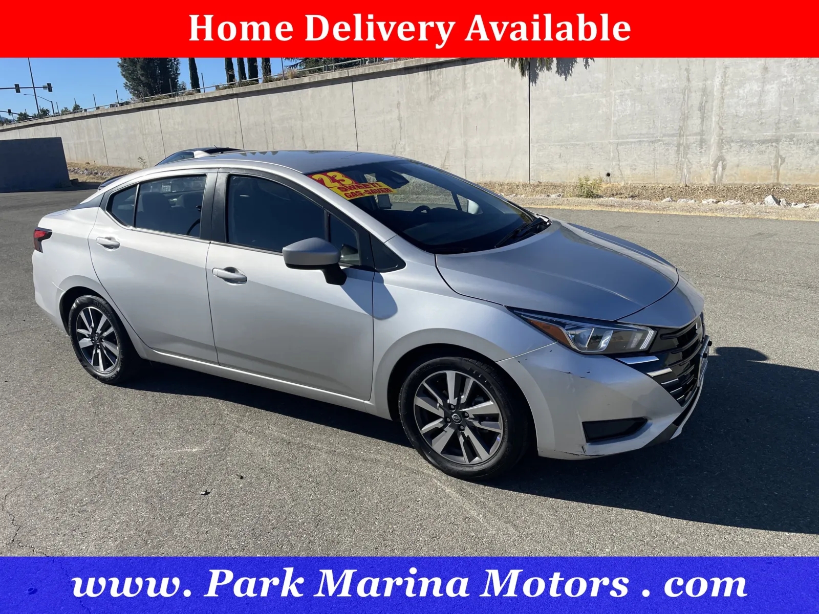 Silver 2023 Nissan Versa SV for sale in Redding, CA