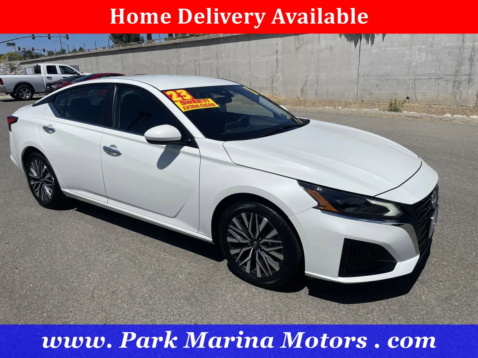White 2023 Nissan Altima 2.5 SV for sale in Redding, CA
