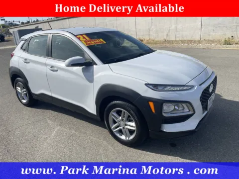 White 2021 Hyundai Kona SE for sale in Redding, CA