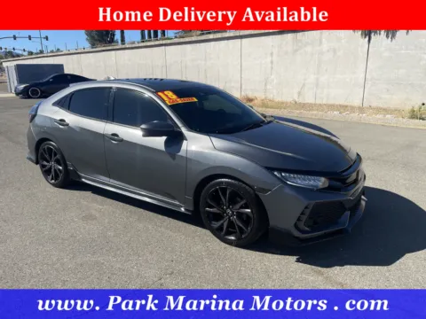 Gray 2018 Honda Civic Hatchback Sport Touring for sale in Redding, CA