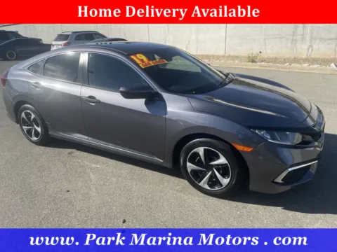 Gray 2019 Honda Civic Sedan LX for sale in Redding, CA